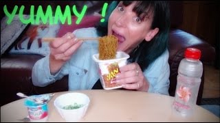 MUKBANG  Jai la dalle  Soupe Miso Nouilles Soba et pois au wasabi 🍜 [upl. by Clementi]