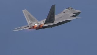 2014 SUN n FUN F22 Raptor demo [upl. by Aneeroc]