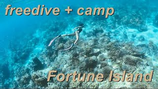 Freediving and Camping at Fortune Island Nasugbu Batangas [upl. by Ruffi930]