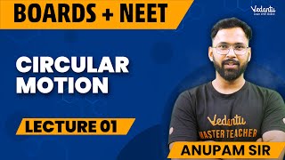 Circular Motion Class 11 L1  Class 11 Physics Chapter 6  CBSE  NEET 2024  Anupam Sir [upl. by Dinan]