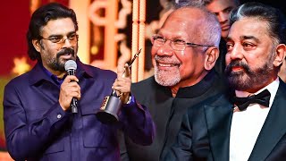 Madhavan opens up about Kamal Haasan amp Mani Ratnams impact on his career at the South Movie Awards [upl. by Acira541]