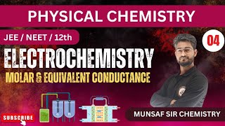 Electrochemistry Class 12  Electrochemistry Class 12th  Molar Conductivity  Lecture 04 [upl. by Dolora145]