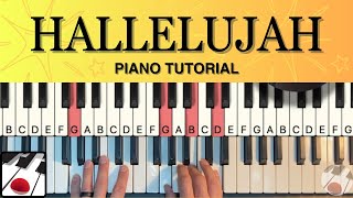 Hallelujah Piano Tutorial QUICK amp EASY [upl. by Uchish]