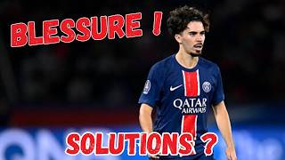 🚨🚑 PSG  VITINHA BLESSÉ  QUELLE SOLUTION CHOISIR 🔴🔵 [upl. by Patnode205]