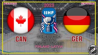 KANADA  DEUTSCHLAND 🏆 Finale ★ 2023 IIHF Ice Hockey World Championship [upl. by Lipfert]