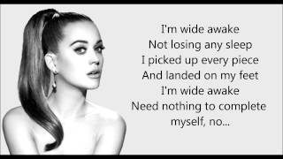 Katy Perry  Wide Awake Lyrics [upl. by Trainer]