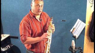 JP043 soprano saxophone demonstration by Pete Long  John Packer Ltd [upl. by Adnorhs]