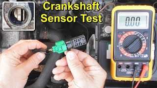 Crankshaft Position Sensor Test [upl. by Drooff396]