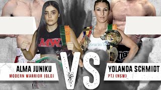 Alma Juniku Vs Yolanda Schmidt  1 [upl. by Orji303]