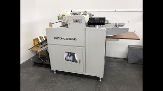 GMP used laminator Protopic Auto540  LAPOSTPRESS  21649 [upl. by Notecnirp]