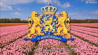 Hymne national des PaysBas NLFR paroles  Anthem of Netherlands French [upl. by Neerroc623]