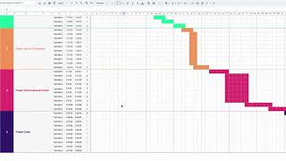 Gantt1Gantt Chart Google Sheets Project Management [upl. by Beesley159]