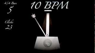 10 BPM Metronome [upl. by Yeneffit]