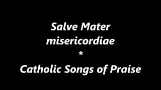 Salve Mater Misericordiae  Latin Traditional Roman Catholic song of praise v1 [upl. by Avrenim]