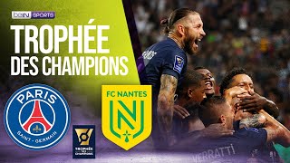 PSG vs FC NANTES  Trophée Des Champions HIGHLIGHTS  07312022  beIN SPORTS USA [upl. by Shurwood]