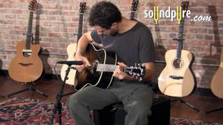 LR Baggs Anthem Acoustic Guitar Pickup Demo [upl. by Yenitirb]