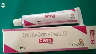 C Win Cream  CWin Cream  Ciclopirox olamin Cream  C win Cream use side effects price benefits [upl. by Idnod]