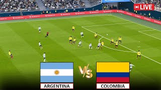 🔴LIVE  ARGENTINA vs COLOMBIA I COPA AMERICA 2024 FINAL MATCH FULL LIVE I eFOOTBALL PES 21 GAMEPLAY [upl. by Hoshi567]