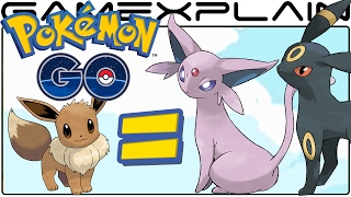 Pokémon Go SECRET  How to Evolve Eevee into Umbreon amp Espeon [upl. by Ebbie]