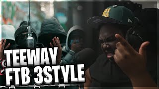 Teeway  From The Block Freestyle  Performance 🎙London 🇬🇧 REACTION [upl. by Merdith]