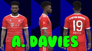 Nueva Face De Alphonso Davies Pes 17 [upl. by Llenaej]