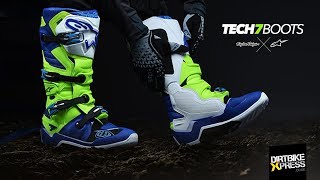 Troy Lee Designs  Alpinestars Tech 7 Boot Features [upl. by Winnah]