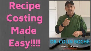 How to Cost Out a Recipe [upl. by Clyve]