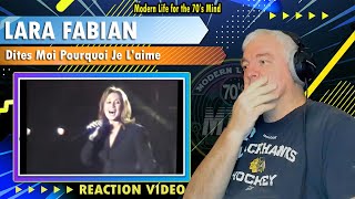 Lara Fabian quotDites Moi Pourquoi Je Laimequot  Reaction Video  3 WordsOh My God [upl. by Elden59]