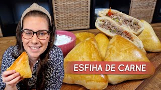 Esfiha de carne fechada massa leve e fofinha [upl. by Willie]