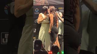 👀 IRENE ALDANA VS NORMA DUMONT INTENSE FACE OFF NOCHE UFC [upl. by Pietro]