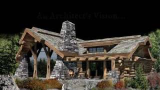 AwardWinning Caribou Log Home Plan Inspires Homes Across America [upl. by Erimahs]