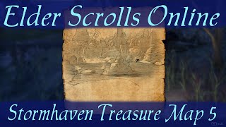 Stormhaven Treasure Map 5 Elder Scrolls Online ESO [upl. by Sofie892]