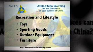 What Products Can Be Sourced in China  Avela Corporation [upl. by Nodearb]