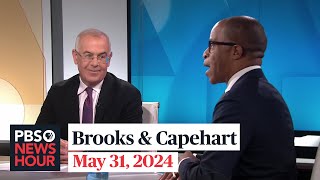 Brooks and Capehart on Trumps guilty verdict and whats next for American politics [upl. by Ennaegroeg]