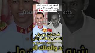 الشبه الكبير بين الملك الحسن الثاني رحمه الله وحفيده الأميرمولاي الحسن morocco hassan2 [upl. by Ardnat349]