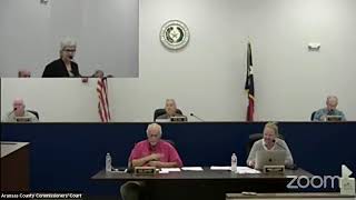 Aransas County Commissioners Court  Public Meeting [upl. by Mosier]