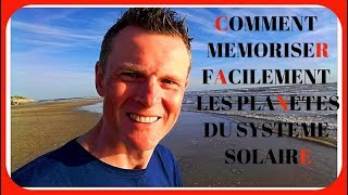 COMMENT MÉMORISER LORDRE DES PLANÈTES DU SYSTÈME SOLAIRE [upl. by Assili]