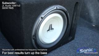 JL Audio W1 Subwoofer Demo  10W1V2 Bass Test [upl. by Nileek831]