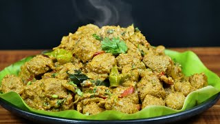 Soya Chunks Curry  Soya recipe  Meal Maker Curry [upl. by Stoddard]