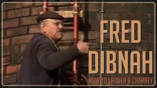 Fred Dibnah  How to Ladder a Chimney [upl. by Ecydnac]