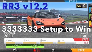 Real Racing 3 RR3 v122 McLaren 765LT Full Upgrade Tree Track Day Longtail Legacy winning cost [upl. by Acirem818]