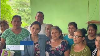 Tecomates tuvo la visita de la pareja presidencial Arnulfo Urbiola y Karina Quintero [upl. by Amuwkuhc]