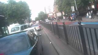 Evening Traffic Aldgate East Whitechapel Stepney Green [upl. by Oirtemed995]