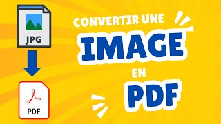 Comment convertir une image en PDF facilement et rapidement Tutoriel complet [upl. by Waly]