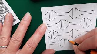 How to draw pattern Rotan [upl. by Sseb]