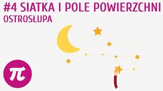 Siatka i pole powierzchni ostrosłupa 4  Ostrosłupy [upl. by Alikahs]