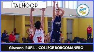 Giovanni Rupil  College Borgomanero  NoviPiù Cup U17 T Usacli [upl. by Ahsimed]