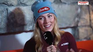 Mikaela Shiffrins interview before Cortina about injuries and recoveries Coincidence or not [upl. by Bethanne886]