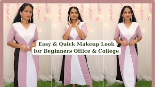 My current Favorite Makeup Technique for Even amp Long Lasting Base College amp Office Wear Look [upl. by Vento]