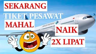 Harga Tiket Pesawat Naik 2 Kali Lipat  Naik Pesawat Makin Mahal di Tahun 2019 [upl. by Htaras]